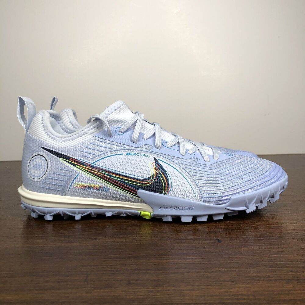 Nike Mercurial Air Zoom Vapor 14 Pro TF Blue Soccer Shoes Mens 6 / Womens 7.5